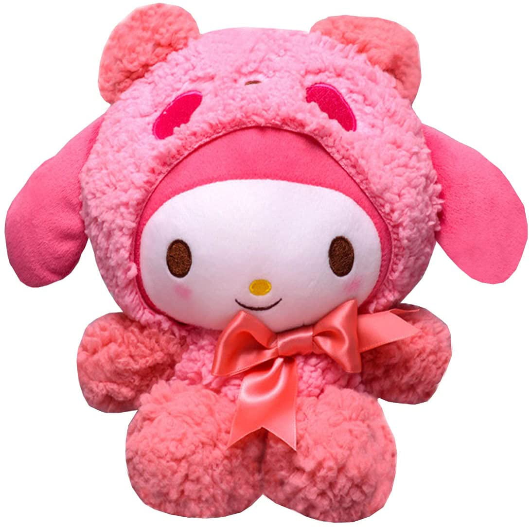 New Arrival Bowknot Plush My Melody Kitty Doll Soft Blanket Kids Birthday Gift 
