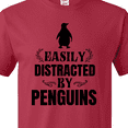 thumbnail image 4 of Inktastic Easily Distracted by Penguins T-Shirt, 4 of 5