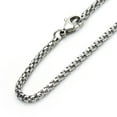 thumbnail image 2 of 3.6mm Stainless Steel Chain Necklaces Popcorn Link Chain ( Available Length 18", 20", 22", 24"), 2 of 6