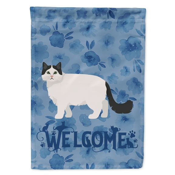 Carolines Treasures CK4956CHF Ragamuffin 1 Cat Welcome Flag Canvas House Size Large multicolor