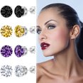 thumbnail image 4 of Euaioeiu Clearance Stud Earrings, Hypoallergenic Cubic Zirconia Earrings Stainless Steel Earrings, 4 of 4