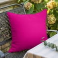 thumbnail image 2 of Rose Pink Pillow Covers 16x16 Inch, Farmhouse Solid Pink Color Modern Art Linen Pillowcase with Invisible Zipper, Decorative Throw Pillow Covers Cushion Case for Couch Sofa Bed Living Room, 2 of 9