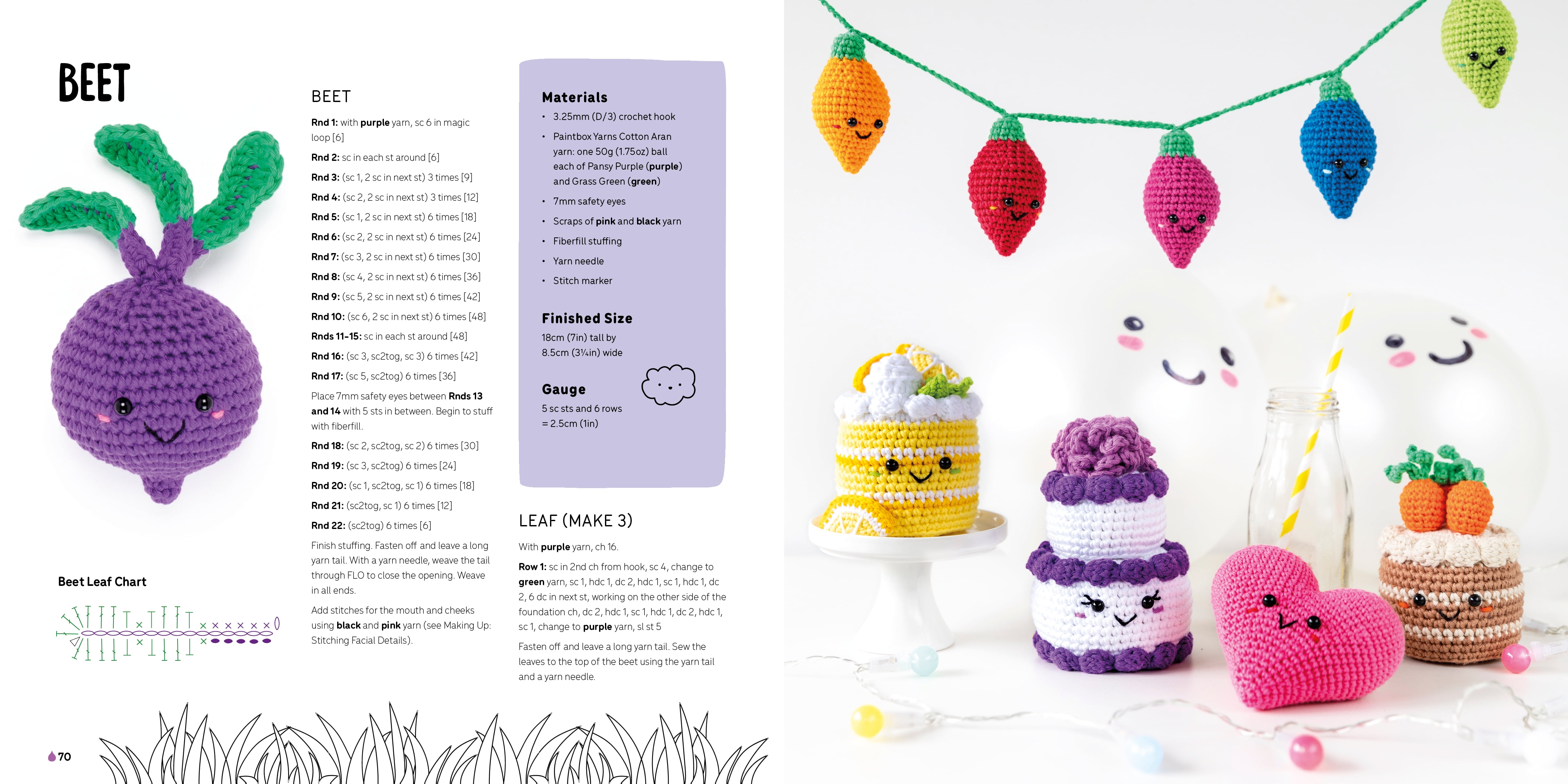 Kawaii Crochet: 40 Super Cute Crochet Patterns for Adorable Amigurumi  (Paperback) 