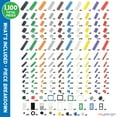 thumbnail image 5 of Play Platoon Juego de Ladrillos de Construcción de 1100 Piezas - Bloques Pequeños Clásicos a Granel - Surtido de Juguetes de Ladrillos para Niños - Incluye Ruedas, Neumáticos, Ejes, Ventanas y Piezas, 5 of 5