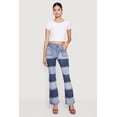thumbnail image 2 of Women's VIP Two Tone Patchwork Flare Jeans, 2 of 5