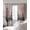 Pink, variant on Valentine's Day Blackout Curtains for Bedroom/Living Room, Thermal Insulated Kitchen Curtains, Couples Flowers Rainy Tower Romantic Pink Grommet Darkening Window Treatment Drapes 52"x63"x2