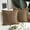 Café Noir, variante sur JUNWELL Lot de 2 Housses de Coussin Décoratives Style Ferme Bords Bordés en Toile de Jute et Lin Gris Foncé 12 x 20 Pouces 30 x 50 cm