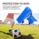 thumbnail image 4 of Espinilleras de fútbol para niños, protectores de rodilla acolchados para fútbol, equipo de protección juvenil (azul), 1 par YUNYI BRAND  Deportes, 4 of 8