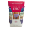 Carole Hochman Ladies' Seamless Brief, 5-pack (Cool Multi Pink, L)