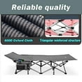 Folding Camping Cot for Adults, 75x28 inch Heavy Duty Sleeping Cots