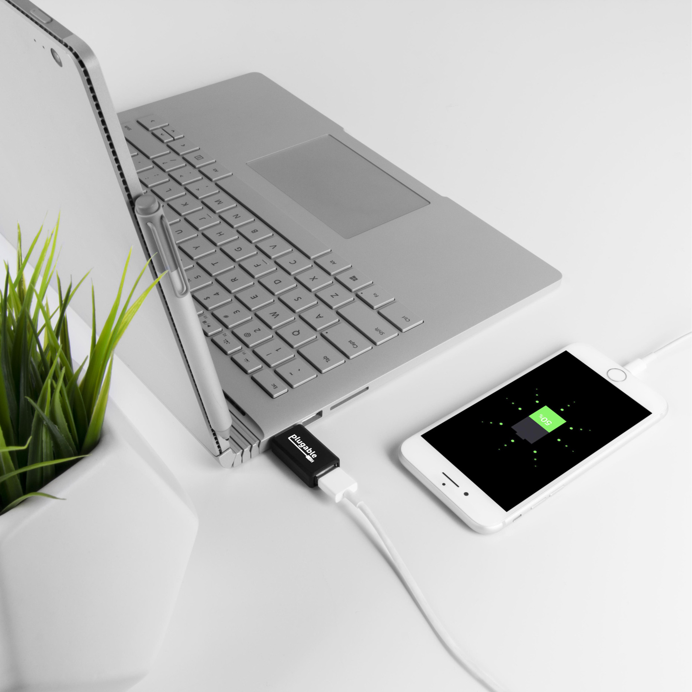 Plugable USB Universal Fast 1A Charge-Only Adapter for Android, Apple iOS, and Windows Mobile Devices - image 2 of 5