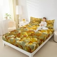 thumbnail image 4 of Feelyou Movie Popcorn Bed Sheets, Yummy Food King Sheets, Teens Boys Girls Kids Sheet Set, Lightweight Room Decor, 4-Piece, 4 of 7