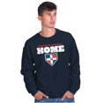 thumbnail image 5 of Dominican Republic Home Plate Base Sweatshirt for Men or Women Brisco Brands S, 5 of 5