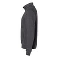 thumbnail image 3 of J. America Triblend Quarter-Zip Sweatshirt, 3 of 4