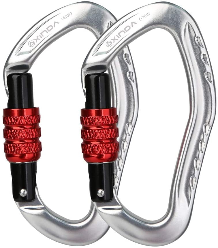 10x Outdoor Rock Climbing Carabiner Hook Hiking Camping Safety Buckle Lock Clip 
