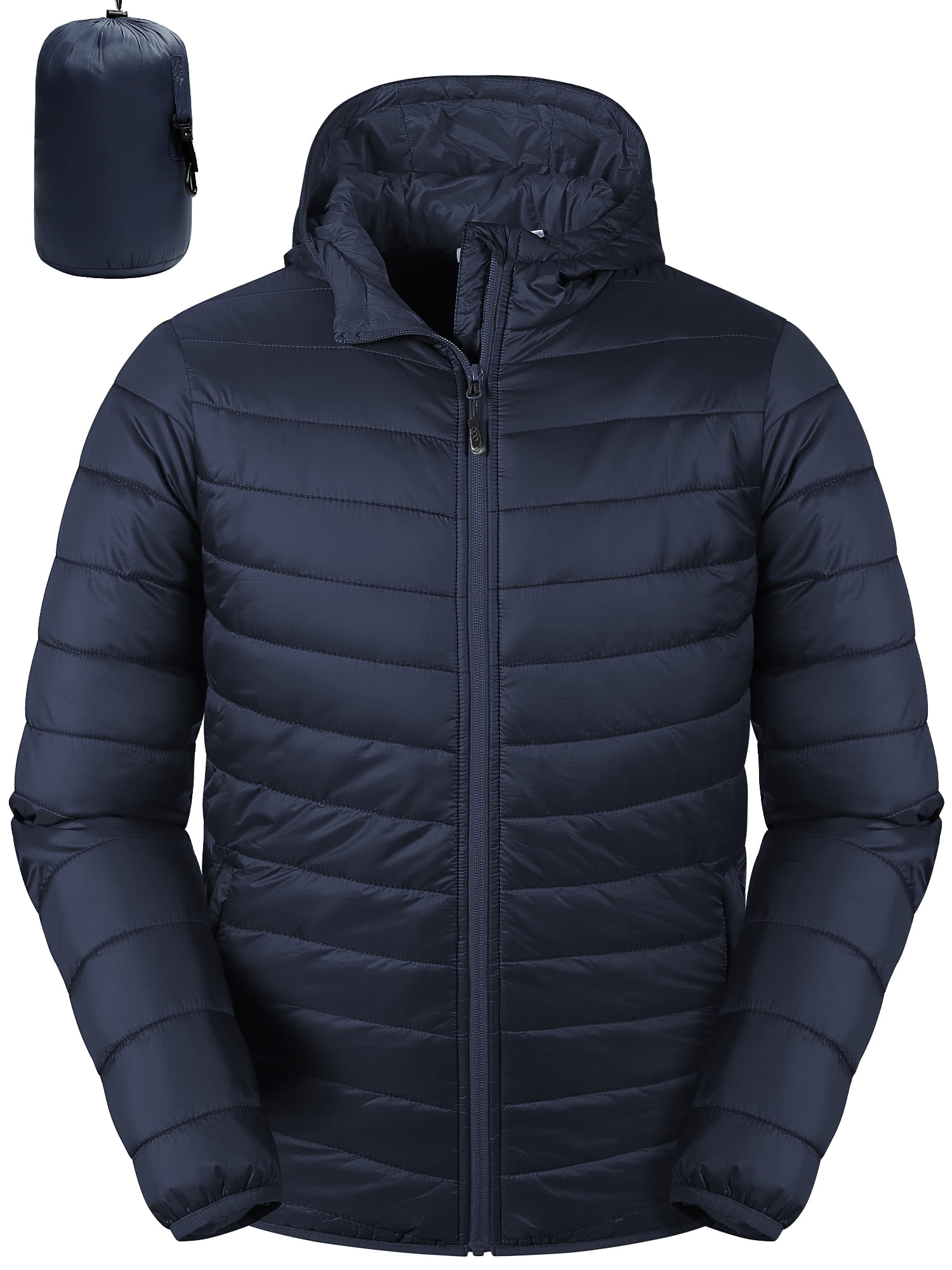 33,000ft Men's Lightweight Packable Insulated Puffer Winter Jacket