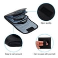 thumbnail image 4 of Unique Bargains 82mm Camera Filter Case 3 Pocket Camera Filter Case Pouch Black 2 Pack, 4 of 5