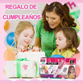 thumbnail image 3 of "Set De Cabello Tinte Temporal Juguete Plancha Mechas Niñas Rosa ", 3 of 5