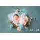 thumbnail image 3 of Traje de utilería para fotos de bebé recién nacido TUNC gorro de perro azul de ganchillo pantalones cortos con disfraz de huesos para sesiones de fotos de niños y niñas 0-3 meses Sencillez, 3 of 4