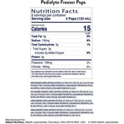 Pedialyte Freezer Pops Assorted Flavors, Electrolyte Supplements., 2.1 oz , 16 Count