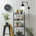 thumbnail image 6 of Nuvo Lighting Fulton Swing Arm Lamp Matte Black with Switch, 6 of 7