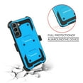 thumbnail image 4 of FIEWESEY for Samsung Galaxy S22 Plus Case,Heavy Duty Shock-Absorption/High Impact Resistant Armor Holster Defender Case with Kickstand+Swivel Belt Clip Holster for Samsung Galaxy S22 Plus (Blue), 4 of 7