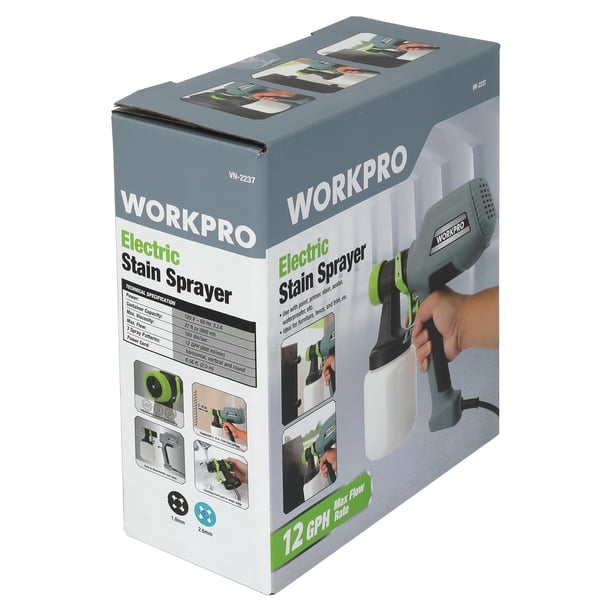 WORKPRO Electric Stain Sprayer, 1.8mm Nozzle - Walmart Business