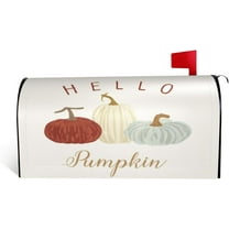 Mailbox Covers Pumpkin Thanksgiving Fall Magnetic Letter Post Box Cover Standard Size 25.5 x 21 Inch Garden Yard Home Decorative