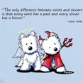 thumbnail image 2 of CafePress - Kiniart Saint & Sinner Long Sleeve Infant Bodysuit - Long Sleeve Cotton Baby Bodysuit, 2 of 4