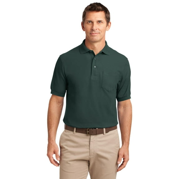 Port Authority Tall Silk Touch Polo with Pocket. TLK500P