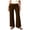 Q#02-Coffee, variant on Womens Pants Going Out Flowy Pants Streetwear, Women Fold Over Capri Pants Wide Leg Pants, Black XXL