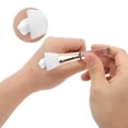 thumbnail image 3 of Unique Bargains 1 Pc Lightweight Flat Head Facial Mask Brush Clear White, 3 of 5