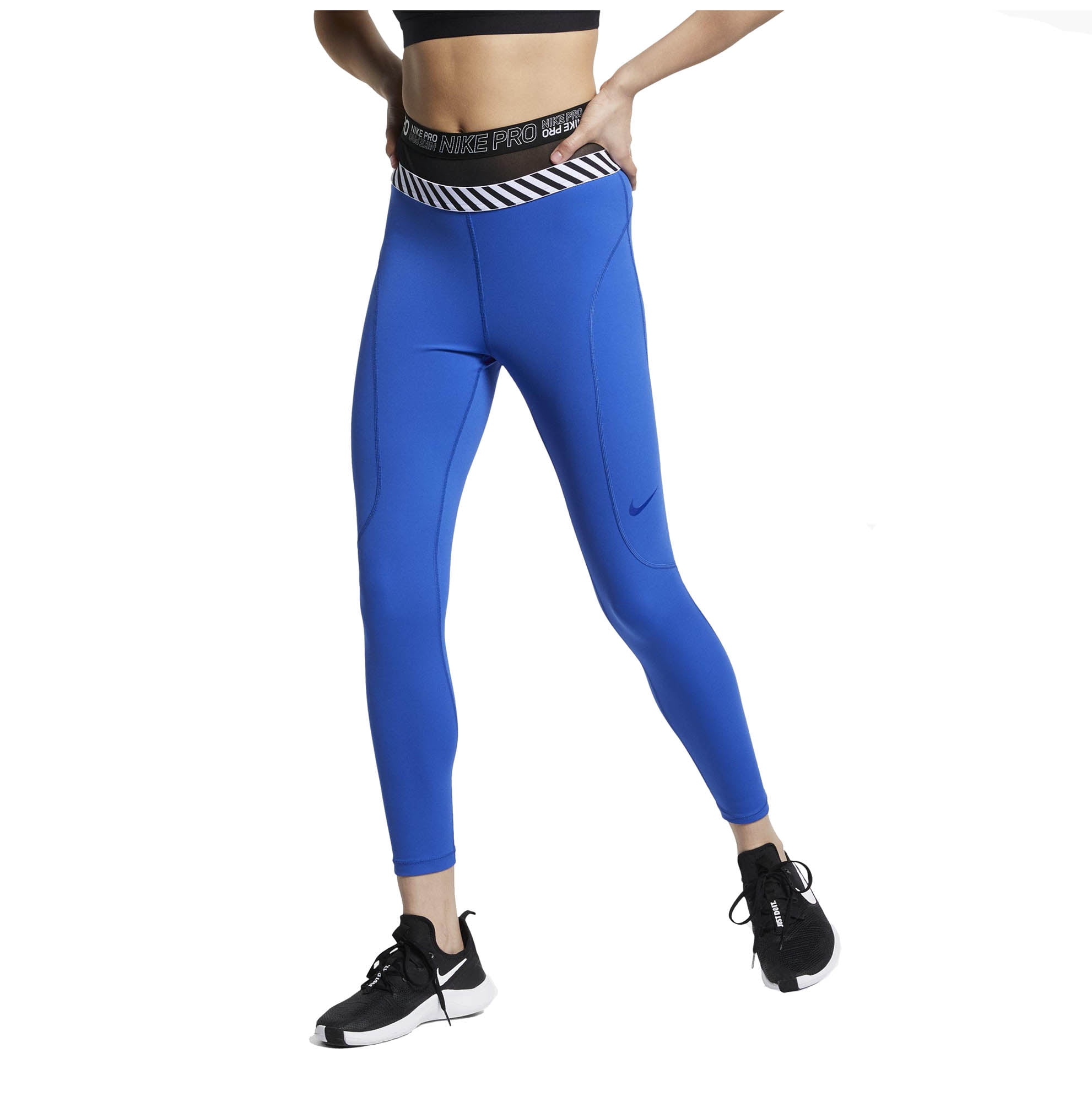 público Redundante norte Nike Women's Pro Hypercool 7/8 Training Pants (Game Royal/Black, Small) -  Walmart.com