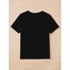 thumbnail image 2 of Girls' Cute Guinea Pig Graphic T-Shirt - Casual Crew Neck Short Sleeve, Breathable Knit Top for Summer, 2 of 6