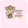 thumbnail image 4 of Inktastic Daddy's Little Monkey Boys or Girls Toddler T-Shirt, 4 of 5