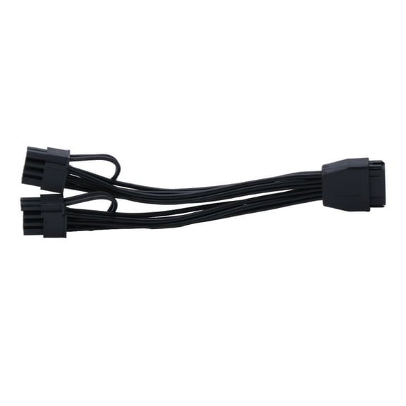 12PIN to Two 6 2 Graphics Card Cable Adapter 12Pin Female to 2x 6 2Pin Male for PCIe Power Cable for Graphics Cards