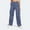 Navy, variant on Olyvenn Women High Waisted Cargo Pants Wide Leg Casual Pants Baggy Stretchy Wide Leg Y2K Streetwear with Pockets Coffee M