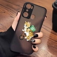 thumbnail image 4 of Matte Case for infinix HOT 20I 12 12I 11 11S 10 10I 10S PLAY 9 Pro POVA 3 CAMON 15 17P Case Funda Cute Cat Cartoon Illustration, 4 of 5