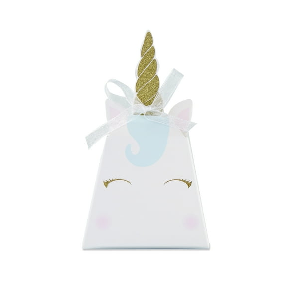 Unicorn Favor Box (Set of 12), Great for Birthday, Summer, Easter Parties