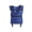 Blue, variant on Foldable Wheeled Shopping Tote Bag 16x15in Green Expandable Rolling Grocery Bag with Wheels for Supermarket Picnic Outdoor Shopping