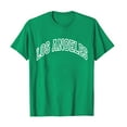 thumbnail image 4 of HomeDM Women's Short Sleeve Shirts, Crew Neck Letter Print Summer Loose Fit Tee Shirts Casual Tops - Green/L, 4 of 6