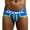 Blue, variant on HUPOM Mens Underwear Boxer Briefs Male Thongs Medium waist Comfort Waist Solid Briefs Red M