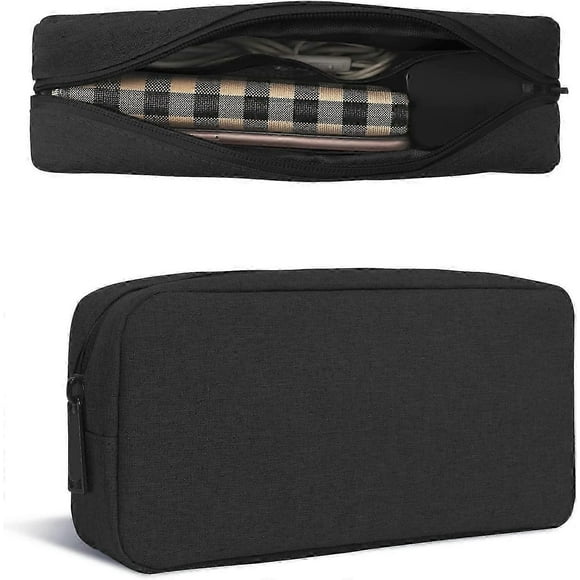 Cable bag, electronic organiser bag, portable cable organiser, cable case, travel bagblue