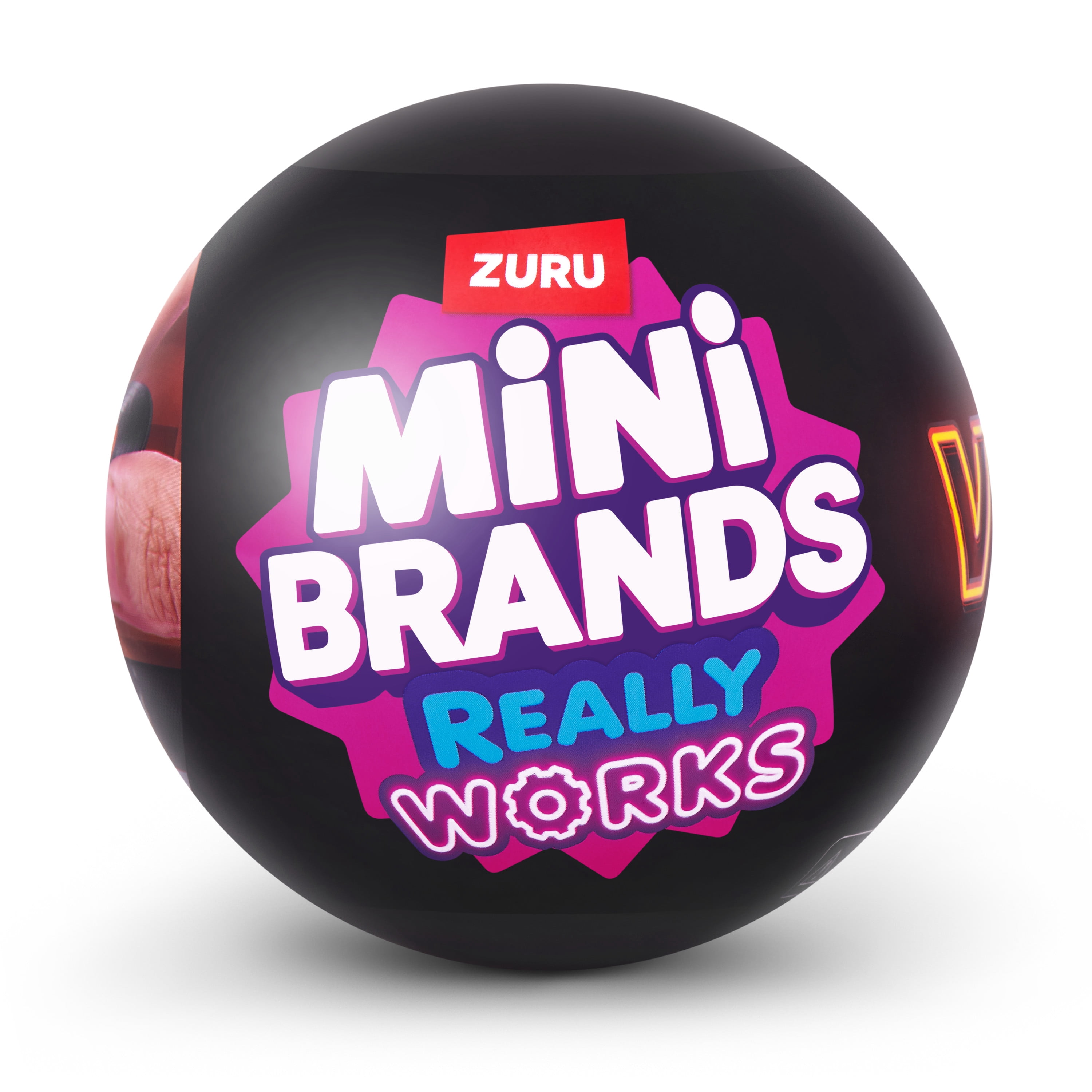 Mini Brands Really Works Vinyl Capsule Series 1 by ZURU – Surprise Unbox Collectible with 4 Playable Vinyl Records & Surprise Accessory for Ages 3+