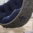 thumbnail image 2 of Modway Hide Balançoire de Patio Extérieure Sunbrella® avec Support, Gris Marine, 2 of 8