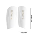 thumbnail image 2 of 1 par de espinilleras de fútbol, ​​protector de piernas para hombres y mujeres (blanco), 2 of 7