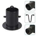 thumbnail image 5 of RYUJNDK Rain Chain Gutter Adapter Black Stainless Steel Texture Metal Rain Water Catcher Suitable for Roof Drainage Systems, 5 of 7