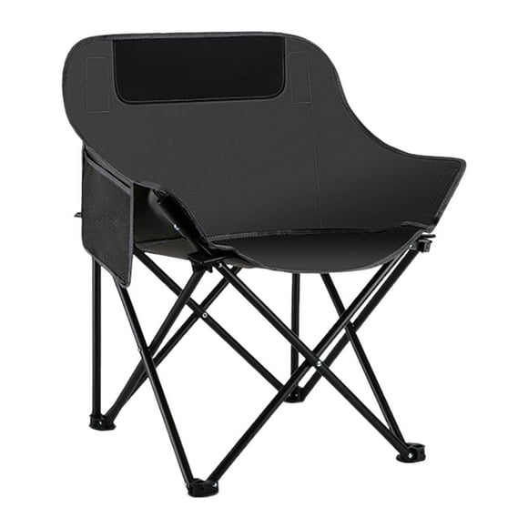 Byikun Lightweight Folding Camping Chair with Triangular Reinforcement, 200 lbs Capacity, Aluminum Frame, Oxford Cloth, Ideal for Hiking, Fishing, Beach, and Patio Use, Includes Storage Bag