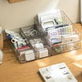 thumbnail image 6 of Clear Plastic Box Organizer Tray, Drawer Insert and Counter Tray for Home Office, Desktop Data Cable Organization, Makeup Storage, and Small Parts Business Storage Container, 6 of 9