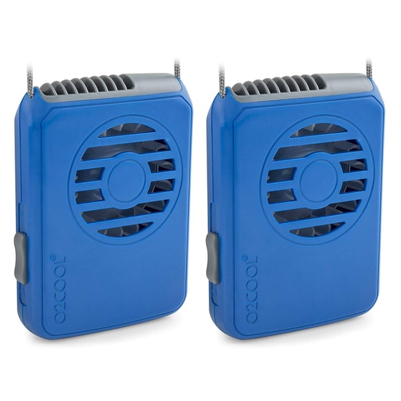 Collar con ventilador O2COOL FN02001, color azul (paquete de 2)